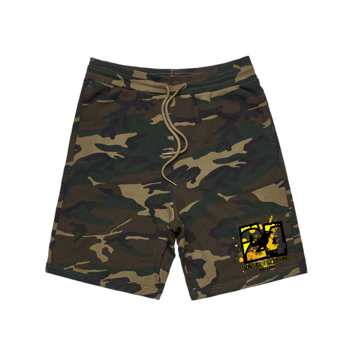 Vngrd Camouflage Sweat Shorts